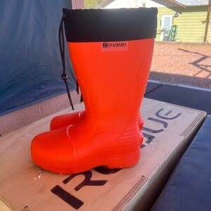 Fubuki Orange/red Waterproof Boots size 41 Euro